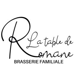 La Table de Romane noir Logo noir brasserie la Table de Romane espalion